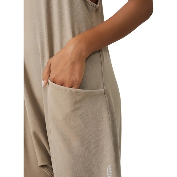 FP Movement by Free People Tan Hot Shot Onesie Medium - Picture 3 of 15